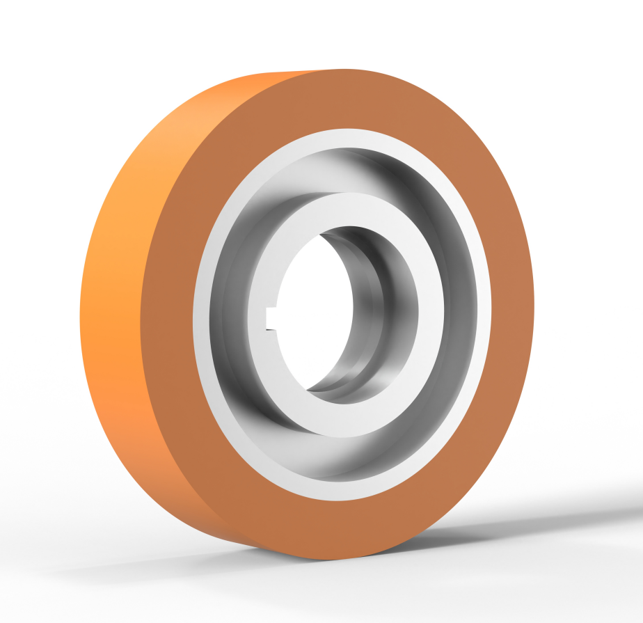 配有Eamflex材料胎面的聚氨酯驱动轮